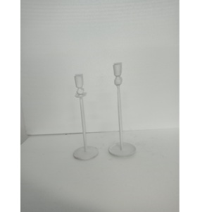 Nordic Iron <b>Candle</b> <b>Holder</b> White Color Scandinavian Design Handmade Christmas Easter Decor Eco-Friendly Durable Heat Resistant - Product Image 2