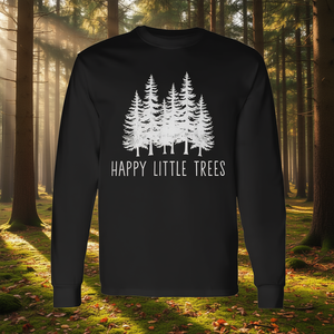 Adorable T-shirt classique à manches longues pour les amoureux de la forêt, article promotionnel Happy Little - Product Image 3
