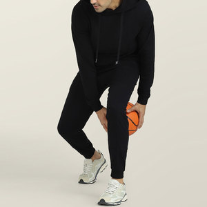 Survêtement de qualité étonnante à la demande du client de couleur unie pour hommes, nouveauté, style occidental, livraison rapide, ensemble de survêtements pour hommes - Product Image 2