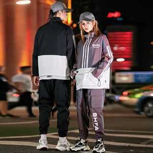 Chándal Unisex de poliéster, conjunto de dos piezas, chaqueta y pantalones Harlan de Hip Hop - Product Image 6