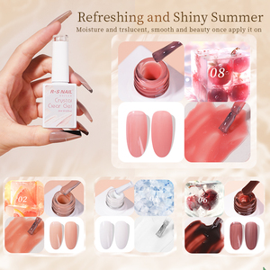 Gel transparent pour ongles, vernis à ongles UV, disco, vernis gel à paillettes personnalisé OEM pour salon de manucure - Product Image 5