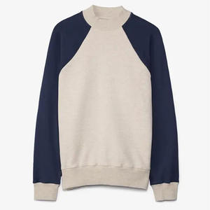 Sweat-shirt d'hiver 100% coton de couleur unie à col montant avec impression numérique Pull Fashion Street Style - Product Image 4