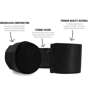 Genouillère de soutien pour la musculation et la musculation, emballage par Compression, accessoire pour les genoux, la gymnastique - Product Image 2