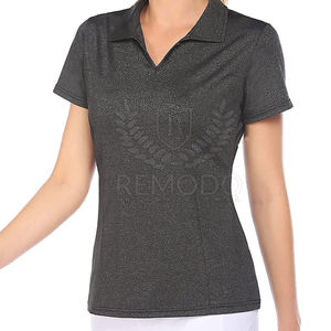 Camiseta Polo de mujer de color personalizado de último diseño, camiseta Polo duradera de secado rápido para mujer, camiseta Polo para exteriores - Product Image 3