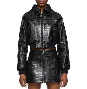 Avirex แจ็กเก็ตหนังสำหรับผู้ชาย, แจ็กเก็ตหนังสำหรับฤดูหนาวดีไซน์มีเอกลักษณ์ - Product Image 3