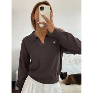 Pull en tricot rayé pour femme - T-shirt décontracté respirant à manches courtes - Product Image 2