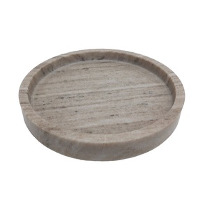 Classic Design <b>Marble</b> Serving <b>Tray</b> Custom Shape White Finished For Restaurant & Hotels Tabletop Food Serving <b>Trays</b> Handmade - Product Image 3