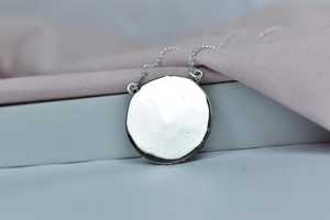 Aurora โอปอลทำด้วยมือ925สเตอร์ลิงเงินสร้อยคอสร้อยข้อมือ18นิ้วปรับได้สายโซ่โรเดียมชุบอัญมณี - Product Image 2