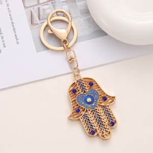 <span class=keywords><strong>Porte</strong></span>-clés œil bleu maléfique 2025, accessoires pour sac, <span class=keywords><strong>porte</strong></span>-clés œil bleu maléfique main de Hamsa avec <span class=keywords><strong>pompon</strong></span> - Product Image 6