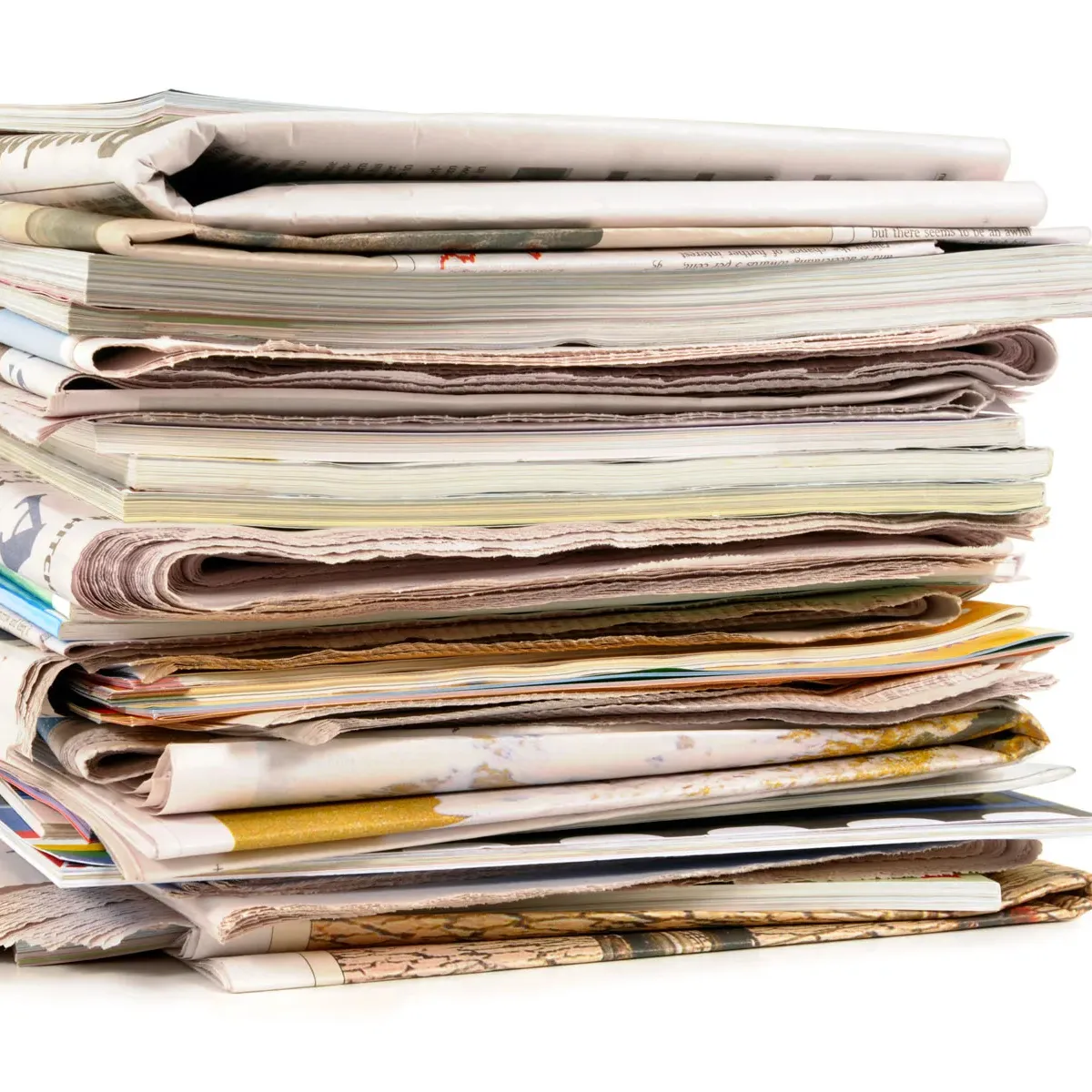 Jornais emitidos a granel/restos de papel de notícias/OINP/restos de papel para venda em todo o mundo