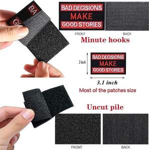 Patchs brodés tactiques écologiques personnalisés du fabricant d'usine Drapeau de l'auvent Tissu tissé Fer à coudre Broderie complète - Product Image 6