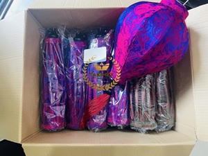 Handmade Silk Hanging <b>Lantern</b> for Creating Warm Atmosphere in Dining Areas, Lounges, and Reception Halls - Product Image 4