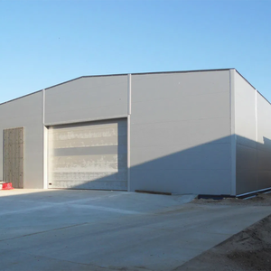 פלדה קלה מגולוונת מבנה פלדה סדנת מחסן מנוף גדול מכונת מנוף גבוהה מוסך רוח גבוהה - Product Image 6