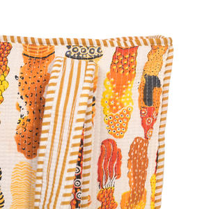 Sac fourre-tout matelassé en coton fait à la main Sac à bandoulière léger imprimé ethnique bohème Spacieux Durable pour le shopping Voyage Usage quotidien - Product Image 3