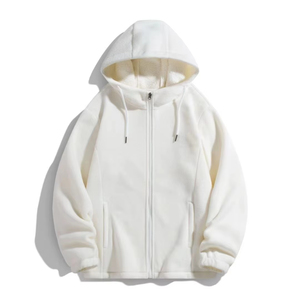 Polaire sur Double Côtés Fermeture Éclair Hoodies Sweats Hiver Mode Surdimensionné Hommes Vêtements Casual En Plein Air Plus La Taille Hoodies - Product Image 4