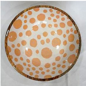 Cuenco para servir de esmalte de madera, lo mejor para servir comida, cuenco de exhibición de fideos, diseño japonés, cuenco de vajilla de forma redonda hecho a mano - Product Image 6