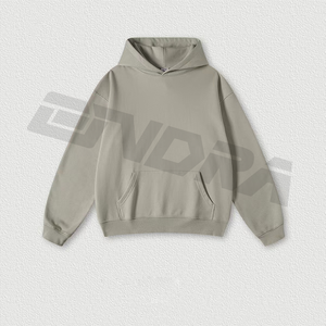 Doyer เสื้อมีฮู้ดขนาดใหญ่สำหรับผู้ชายและผู้หญิง, เสื้อกันหนาวสวมหัวสไตล์วินเทจแอนทราไซต์ฟอกสี - Product Image 2