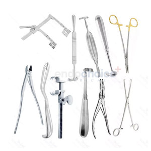 Juego de Instrumentos Quirúrgicos Manuales de Acero Inoxidable, Duraderos, Precisos, Grado A+, Certificación CE, Reutilizables - Product Image 1