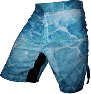 Pantalones cortos de MMA más vendidos, los mejores precios, ropa de artes marciales de alta calidad, diseño de logotipo de patrón sólido antiarrugas y de secado rápido - Product Image 1