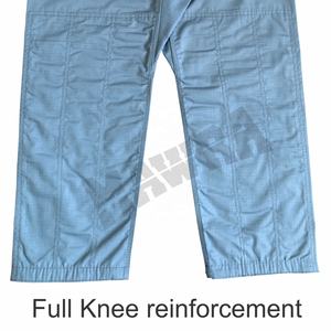 ชุดต่อสู้ BJJ Jitsu ของผู้ชายชุดศิลปะการต่อสู้สีล้วนมีโลโก้ด้านหน้า - Product Image 5