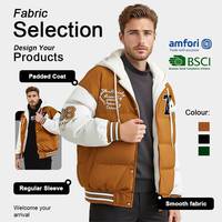 Nouvelle vente chaude, manteau d'hiver épais en polyester à capuche pour hommes, vêtements d'extérieur décontractés pour adolescents, mode, vêtements de rue chauds et résistants à l'eau