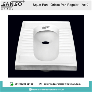 Fabricant vendant des toilettes à la turque en céramique 100% de style indien, design moderne, largement utilisées pour les acheteurs en gros - Product Image 2