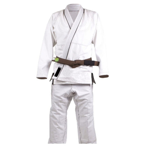 Uniforme de Jiu Jitsu, Kimono de Artes Marciales, Poliéster y Algodón, Tejido Doble, Transpirable, Personalizable con Logotipo Frontal - Product Image 1