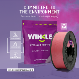 WINKLE PLA HD Filament 2.85mm 1kg <b>3D</b> <b>Printer</b> High Tolerance 0.05mm 190-230 Hot Bed Compatible Biodegradable Easy Print No - Product Image 6