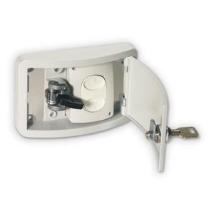 Système de porte automatique haute performance ELSAMEC - Construction durable en aluminium, acier et plastique - Design traditionnel - Garantie 1 an - Product Image 1