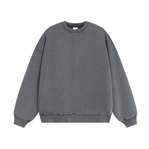 เสื้อฮู้ดดี้สไตล์วินเทจ ล้างสีแบบ Distressed Acid Wash |   เสื้อฮู้ดดี้สตรีทแวร์ขนาดใหญ่พิเศษ ขายส่ง - Product Image 4