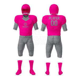 Nuevo Diseño de Uniforme de Fútbol Americano de Manga Corta, Servicio OEM, Venta Caliente, Ropa de Equipo para Hombre, Personalizado al por Mayor - Product Image 3