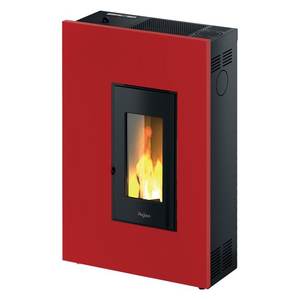 Estufa de Pellets MADISON 5 Slim Roja, 5.2kW, 4 Estrellas, Clase A+, Modelo 7020034 - Product Image 1