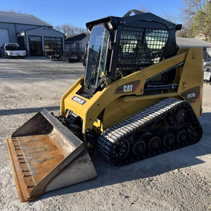 2015 CAT 247B3 Utilisé Skid Steer Loader 80% Classé 72 Godet Pistes Joystick Pilote Commandes Manuelles Mini Chargeur Bel État - Product Image 6