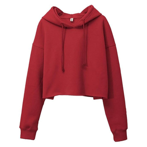 Venta al por mayor transpirable de secado rápido para mujer ropa atlética gimnasio Yoga pulóver sudaderas Deporte Mujer Crop Sudadera con capucha para mujer - Product Image 4