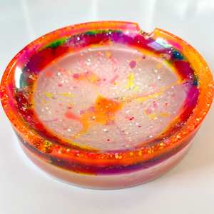 Resin <b>ashtray</b> for daily smoking handmade resin <b>ashtray</b> for bedroom table outdoor cafes lounges and personal use decor - Product Image 1