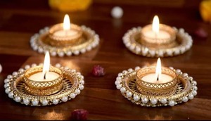 Bracelet chauffe-plat bougeoir noël nuit fête décor mariage décoration Festival événement indien décoratif Table pièce maîtresse - Product Image 3