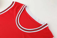 Uniforme de Baloncesto Personalizado con Impresión por Transferencia de Calor, Transpirable, Antibacterial, de Secado Rápido, sin Mangas, Estilo Urbano, Bordado