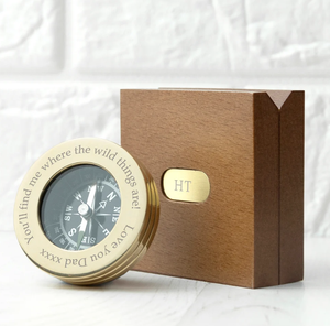Boussole de bonne chance de retraite, boussole de cadran solaire, cadeau d'anniversaire, cadeaux de mari, cadeau de Couples, cadeaux de Noël - Product Image 1
