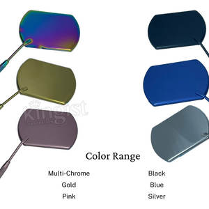 Pince à épiler russe professionnelle en acier inoxydable plaqué or et miroir, outil d'extension de cils avec logo personnalisé, emballée individuellement - Product Image 6