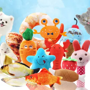 Plush Squeaky Pet Dog Brinquedos para Pequenos Cães Grandes Chew Squeak Puppy Big Dog Stuff Toy Produtos de estimação para animais