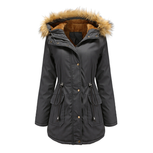 Top Tendance Respirant Nouveau Style Femmes Tissu Doublé Parka veste Meilleur Design Confortable Parka veste Avec Couleur Personnalisée - Product Image 3