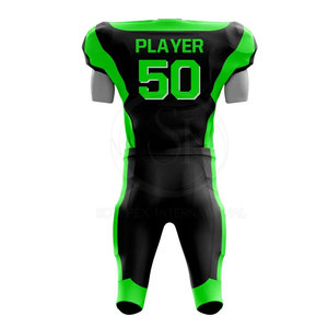 Uniforme de Fútbol Americano para Adultos de Manga Corta, Fabricación en Pakistán, 100% Poliéster, Transpirable, Ligero, Alta Calidad, Servicio OEM - Product Image 2