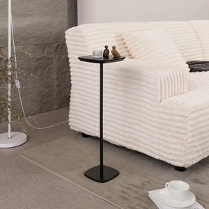 <b>Small</b> Metal Cocktail <b>Table</b> with Wooden Lift Feature Square Pedestal Stand for <b>Small</b> Spaces in Living Room <b>Round</b> Pattern Home Use - Product Image 3