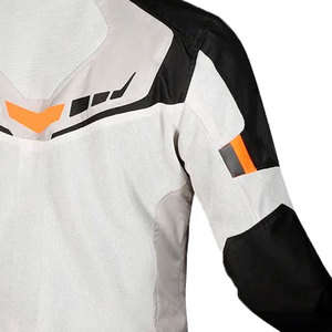 Veste de moto imperméable et coupe-vent en cuir et textile, vêtements de sport grande taille avec évents et doublure amovible - Product Image 5