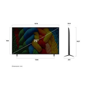 2025 Model Year 190 cm (75-inch) QLED Smart LED TV with 120Hz Refresh Rate Android TV System 2K Definition for Home Use - Product Image 3