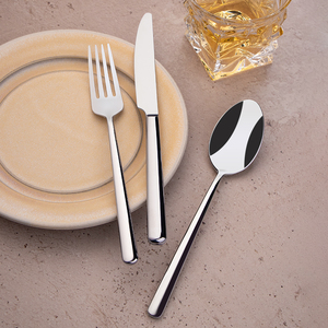 Vente en gros de couverts d'hôtel en acier inoxydable, cuillères, fourchettes, couteaux, autres fournitures pour hôtels et restaurants, <span class=keywords><strong>ensemble</strong></span> de couverts en acier inoxydable - Product Image 1