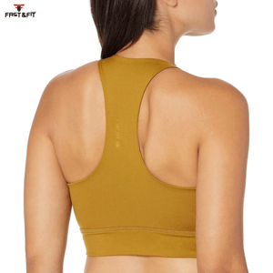 เสื้อชั้นในกีฬาโยคะคุณภาพสูงสำหรับผู้หญิง - ไซส์พลัส ดีไซน์เรียบง่ายด้านหน้า รองรับได้ดี ยืดได้สี่ทิศทาง สีสันปรับแต่งได้ ขายส่ง - Product Image 2