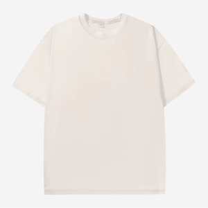 เสื้อยืดสำหรับผู้ชายและผู้หญิงการออกแบบและการพิมพ์ผ้าถักซักขนาดใหญ่สำหรับแขนสั้นคอกลมใส่สบาย - Product Image 4