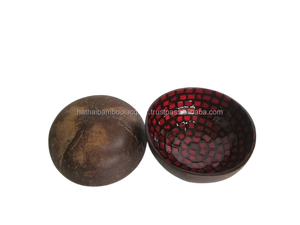 Juego de cuencos de cáscara de coco orgánicos hechos a mano para cuencos de Acai y Buda, vida sostenible, cubiertos ecológicos, cuchara, ensaladera - Product Image 6