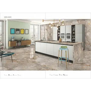 Vistaar La Breccia Design 1200x2400 Big Thin Slab Floor Porcelain Tile Countertop 120x240cm Marble Ceramic Wall Decorative Tiles